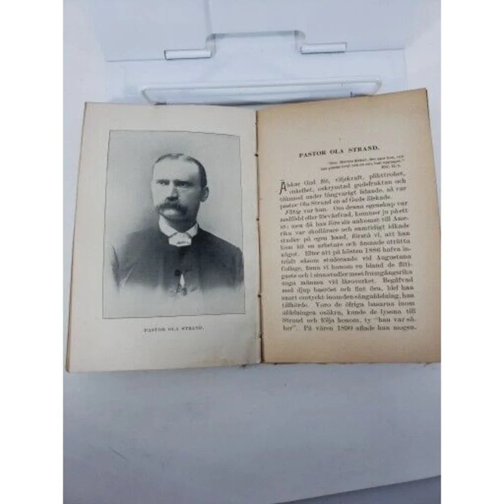 Korsbaneret Kristlig Kalender 1899 Lutheran Augustana Book Concern Swedish Book